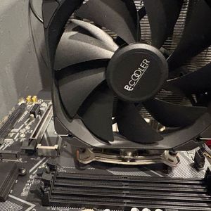 라이젠5 5600G+b550m 어로스 엘리트+쿨러