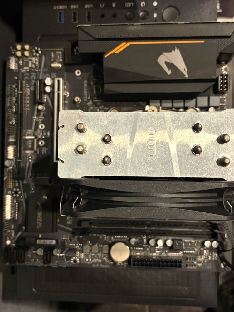 라이젠5 5600G+b550m 어로스 엘리트+쿨러--1