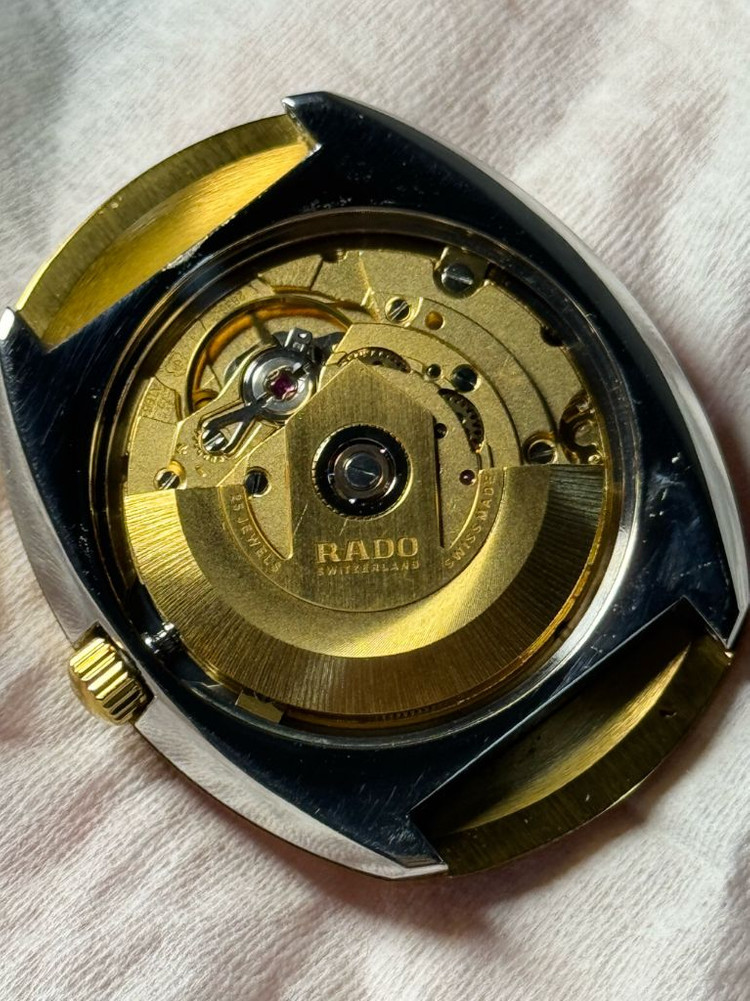 라도 다이아스타 골드 금장 손목시계 이미지