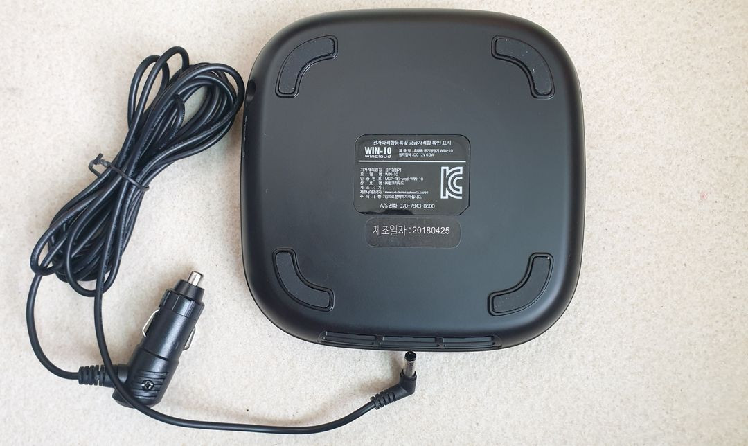 차량용 공기 청정기 WIN 10 이미지