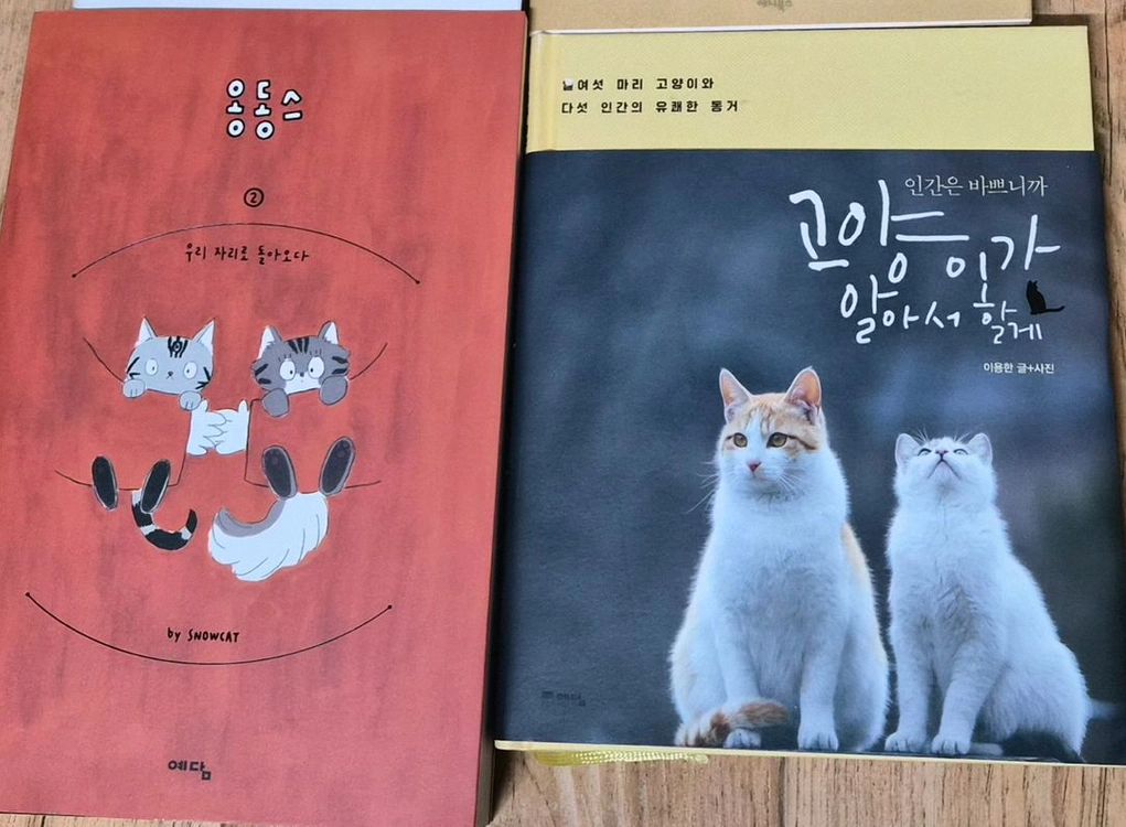 고양이 관련 만화책, 에세이 (분할 판매 가능) 이미지