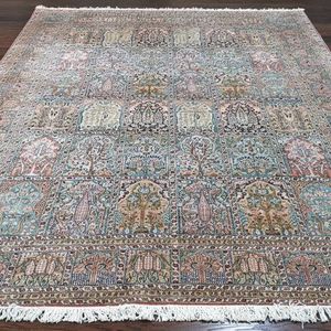 인도 핸드메이드 대형 실크 카페트 - IN173 - 이미지