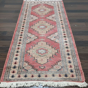 파키스탄 울실크 핸드메이드 복도형 카페트 - PA170 이미지