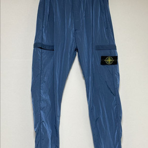 나일론 블루 카고 바지 W34