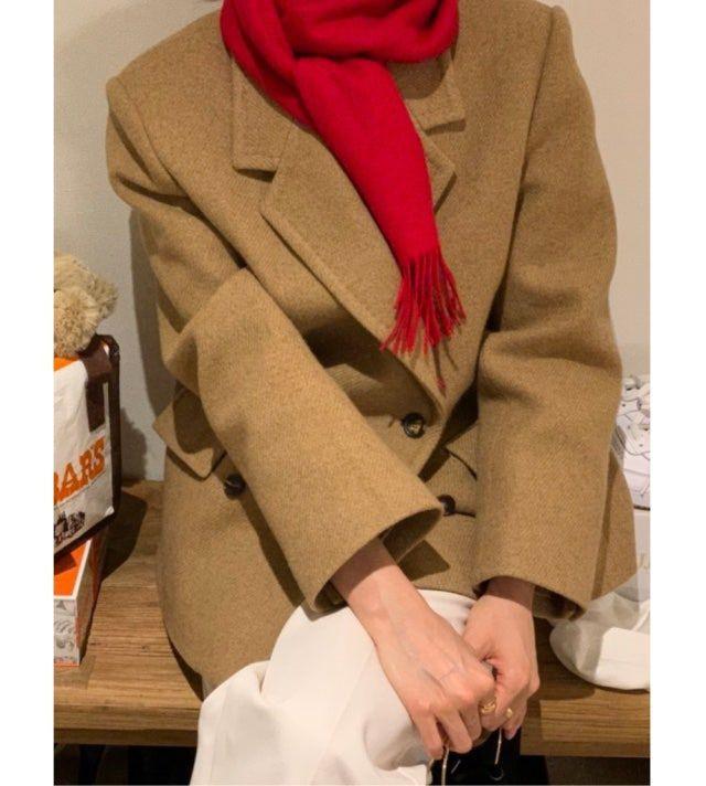 리본빛 모네마켓 딜런 하프 코트 이미지