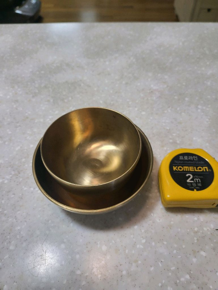 유기그릇(안성맞춤 이종오작 12cm,10cm)팝니다 이미지