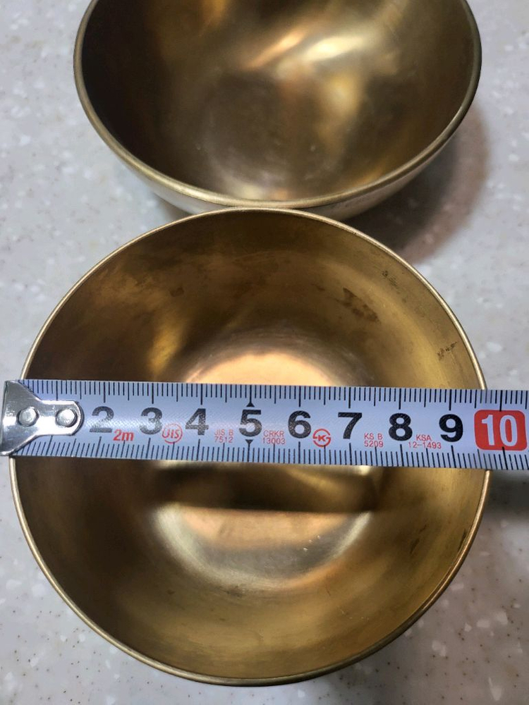 유기그릇(안성맞춤 이종오작 12cm,10cm)팝니다 이미지