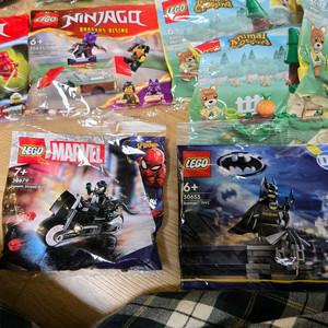 레고 폴리백 미개봉 팝니다 마블 닌자고 DC 해리포터 동물농장 등