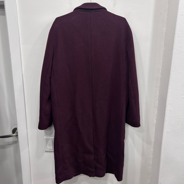 무신사스탠다드 케시미어블랜드 버건디 롱코트 이미지