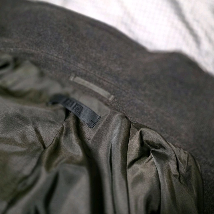 [M] 유니클로 발마칸 코트 다크브라운 남성 롱코트 맥코트 #WH 이미지