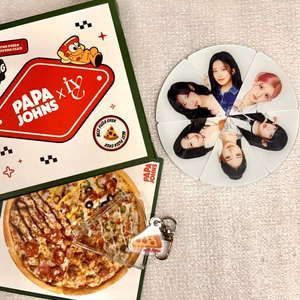 미개봉 파파존스 아이브 키링 1개 (랜덤) 반값 택배 택포 9천