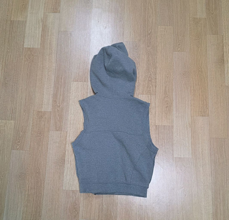 (택포)나이키 테크팩 후드 조끼 그레이 여 S--1