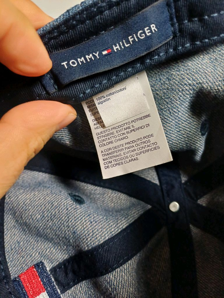 타미힐피거 데님 볼캡 이미지