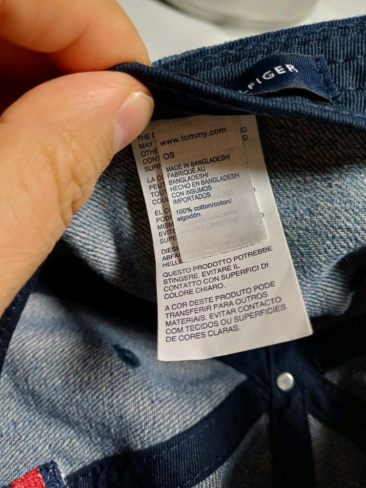 타미힐피거 데님 볼캡 이미지