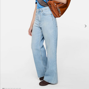 아크네 스튜디오 릴렉스핏 청바지 라이트블루 165/70a