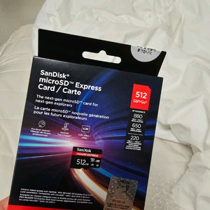 샌디스크 마이크로 sd카드 512 익스프레스(닌텐도스위치2 전용)