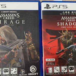 소니 플스5 PS5 어쌔신 크리드 섀도우 게임CD 타이틀 팝니다. 그외 다양 이미지