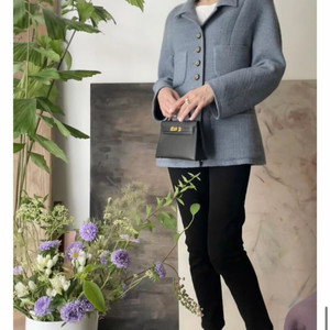 아뜰리에 드 쎄모먼 헤이즐 Hazel 트위드 자켓