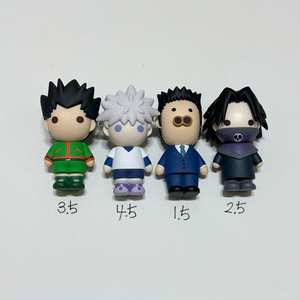 헌터x헌터 헌터헌터 제일복권 쿠지 H상 미니 마스코트 피규어 곤 키르아 레오리오 페이탄 이미지