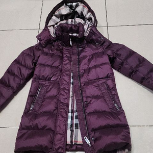 버버리 키즈 롱패딩 8Y