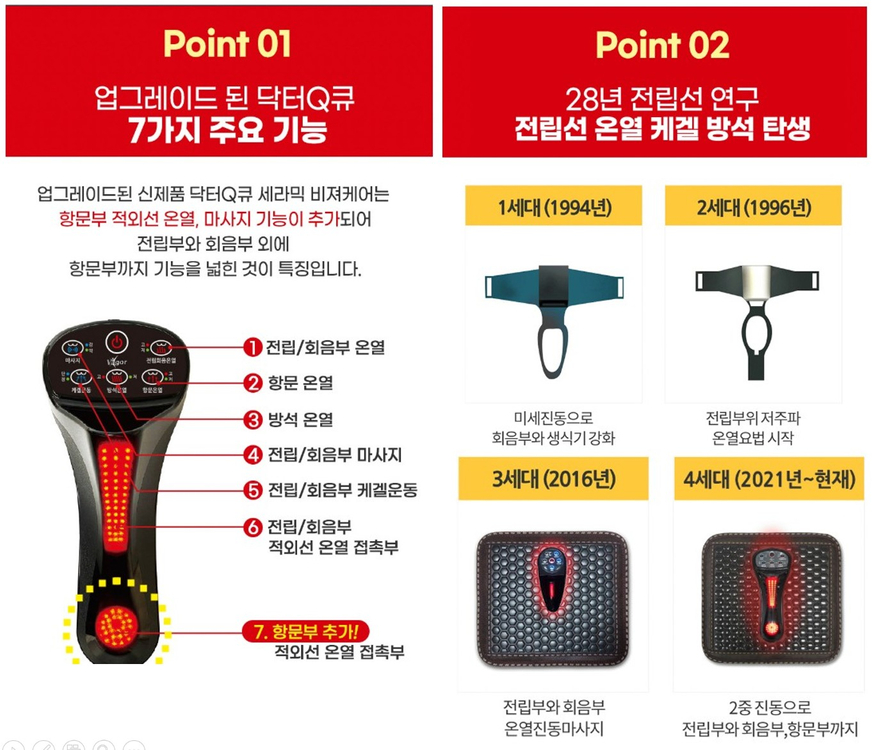 [전립선온열치료기] 유니바이오 닥터큐 세라믹 비저케어 전립선온열치료기 자동케겔운동기구 (박스풀세트 A급 제품)--4