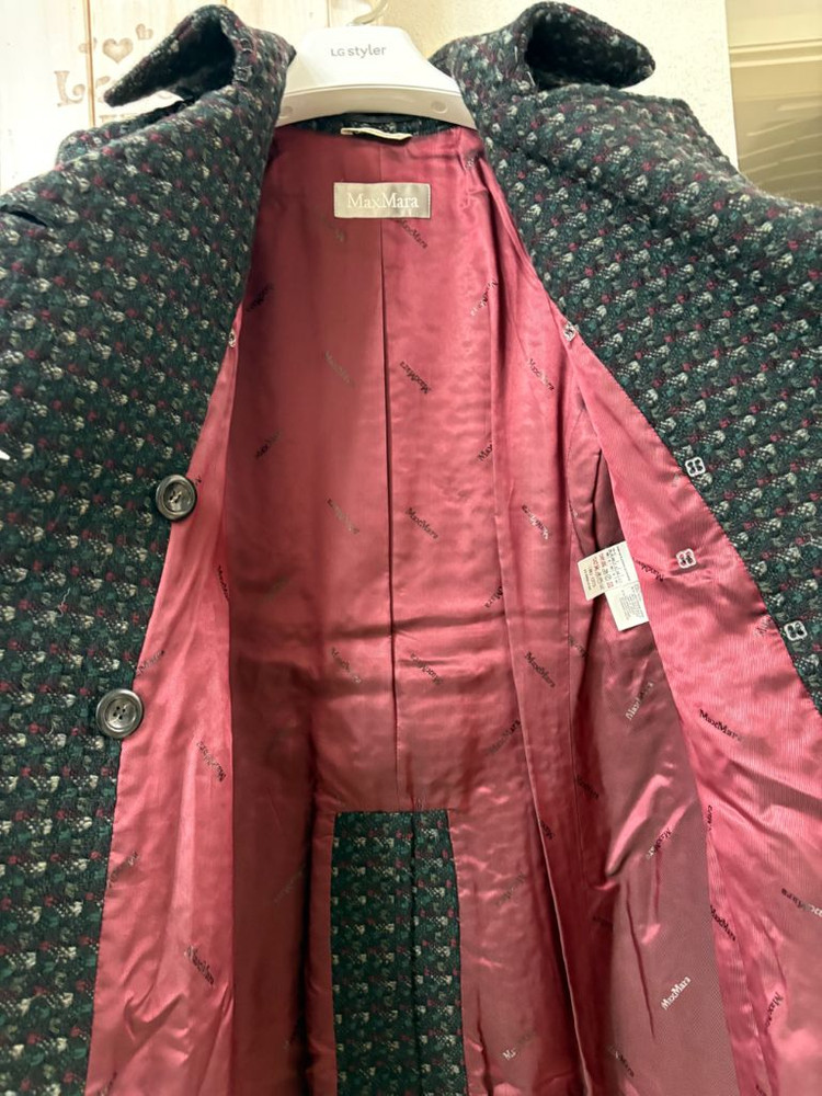 Max Mara(막스마라) 트위드 롱 코트 이미지