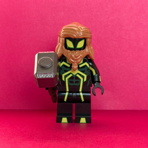 토르파이더맨(토르+스파이더맨) 커스텀 레고 미니 피규어+서비스 푸린 미피 이미지