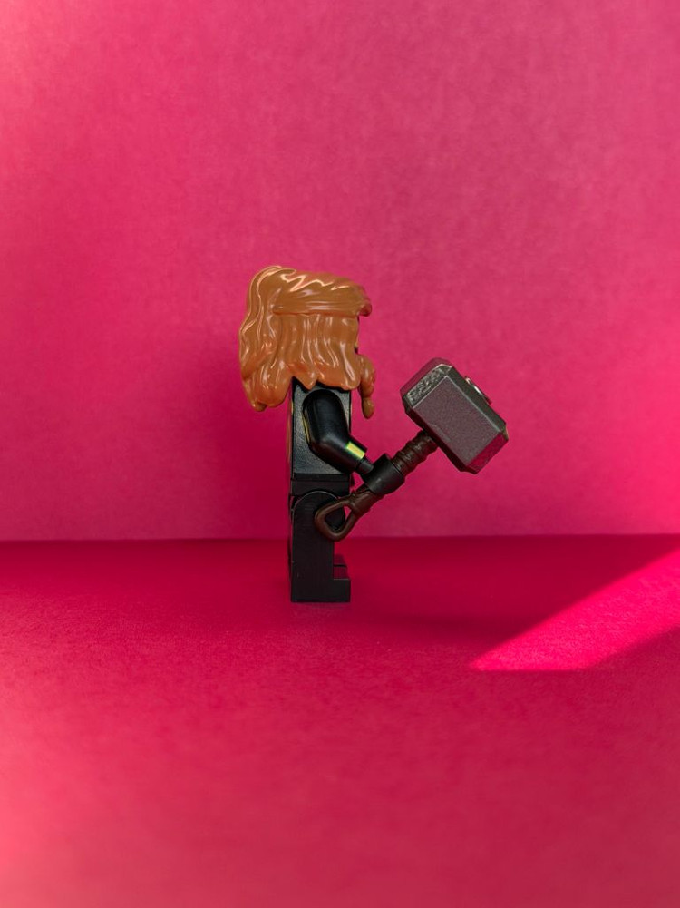 토르파이더맨(토르+스파이더맨) 커스텀 레고 미니 피규어+서비스 푸린 미피 이미지