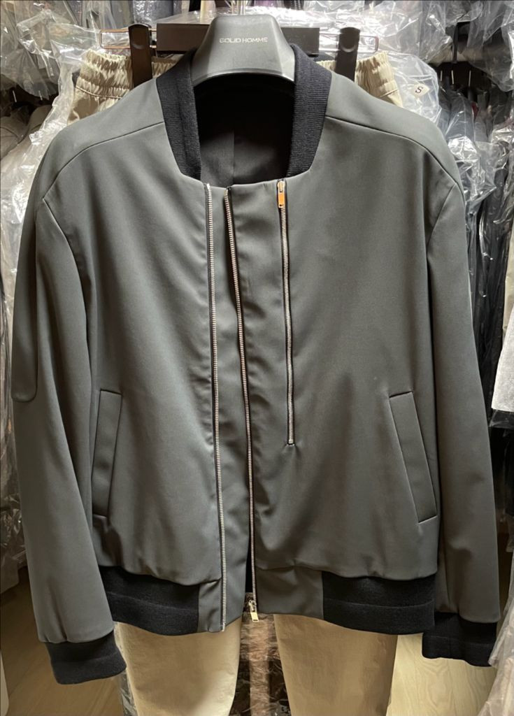 시스템옴므 블루종 점퍼 95사이즈--0