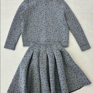 마쥬 네오프렌 맨투맨 + 스커트 셋업 1사이즈