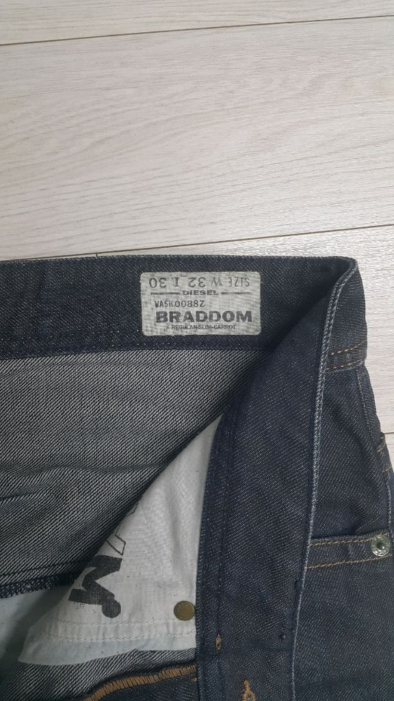 디젤(정품) BRADDOM 수입대님 34인치(No.48)드라이완료!--3