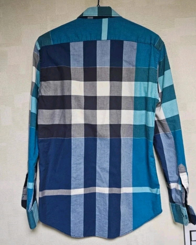 버버리 런던 체크 셔츠 95사이즈--2