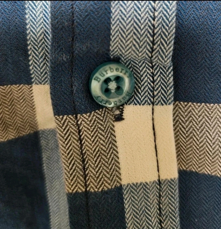 버버리 런던 체크 셔츠 95사이즈--3