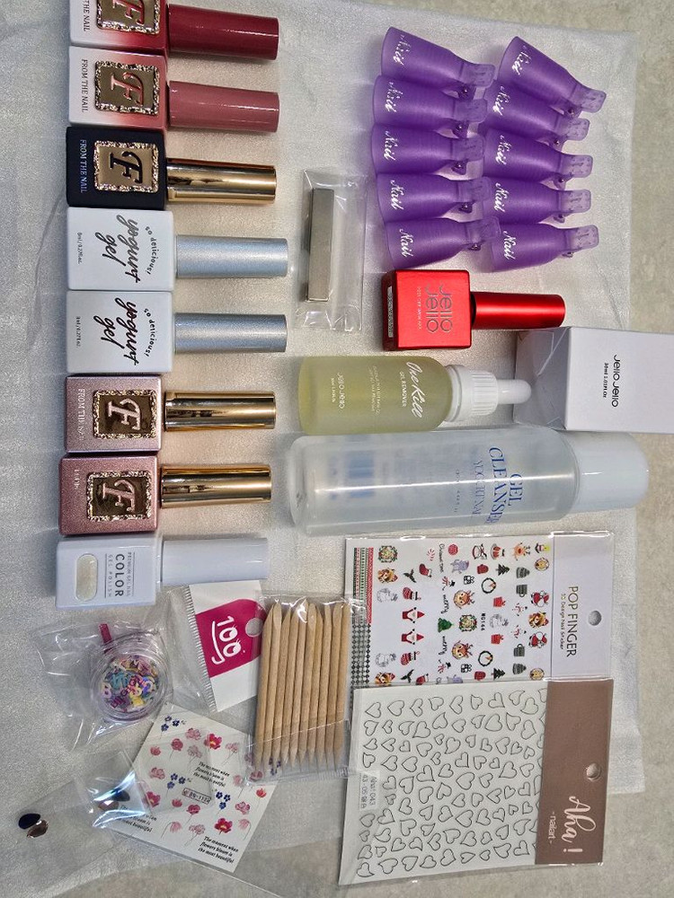 네일아트 UV램프 세트 이미지