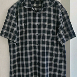 Yves Saint Laurent 반팔 체크셔츠 100