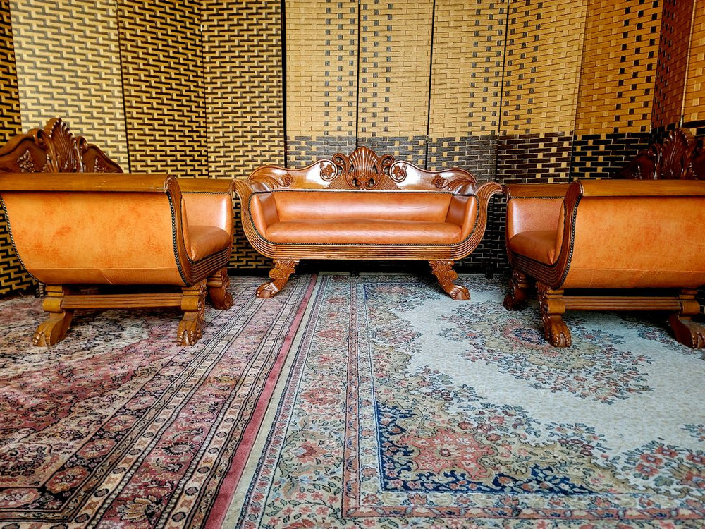 소파맨*엔틱소파*2,1,1세트*S급 이미지