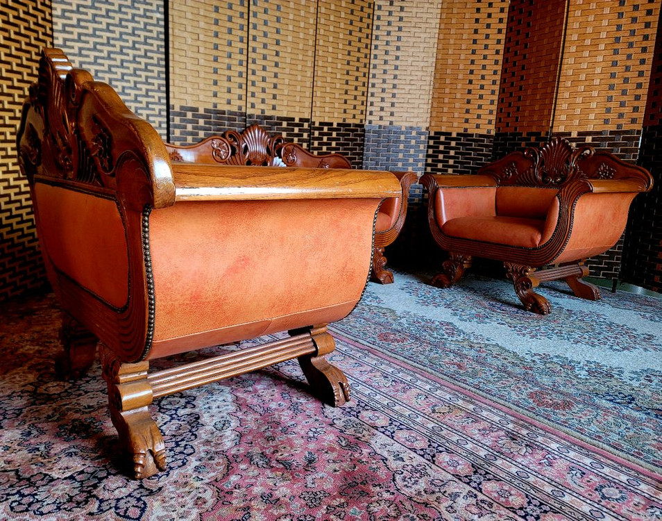 소파맨*엔틱소파*2,1,1세트*S급 이미지