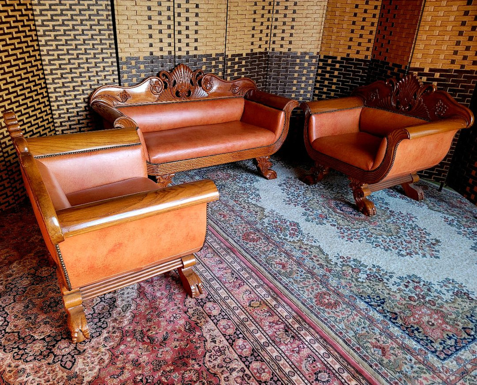 소파맨*엔틱소파*2,1,1세트*S급 이미지