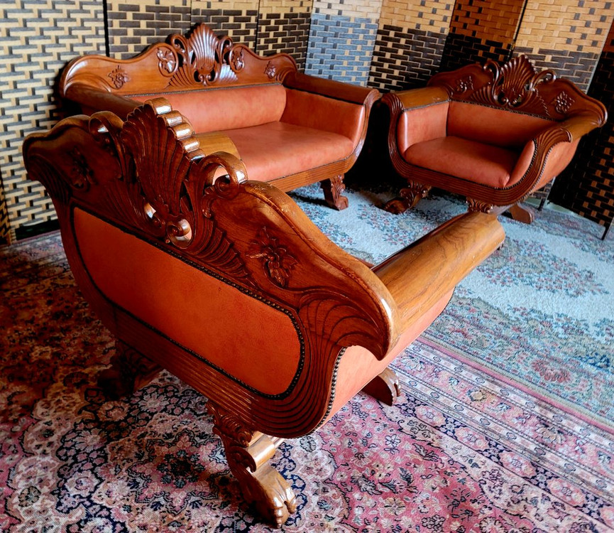 소파맨*엔틱소파*2,1,1세트*S급 이미지