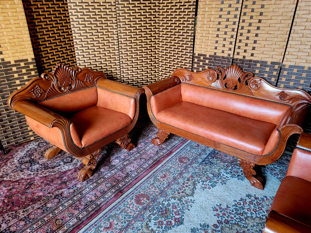 소파맨*엔틱소파*2,1,1세트*S급 이미지