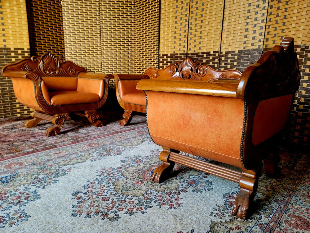 소파맨*엔틱소파*2,1,1세트*S급 이미지