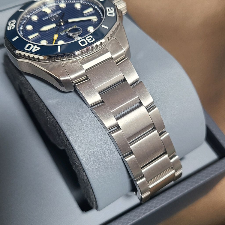 태그호이어 아쿠아레이서300 청판 오토매틱 43mm 풀셋--6