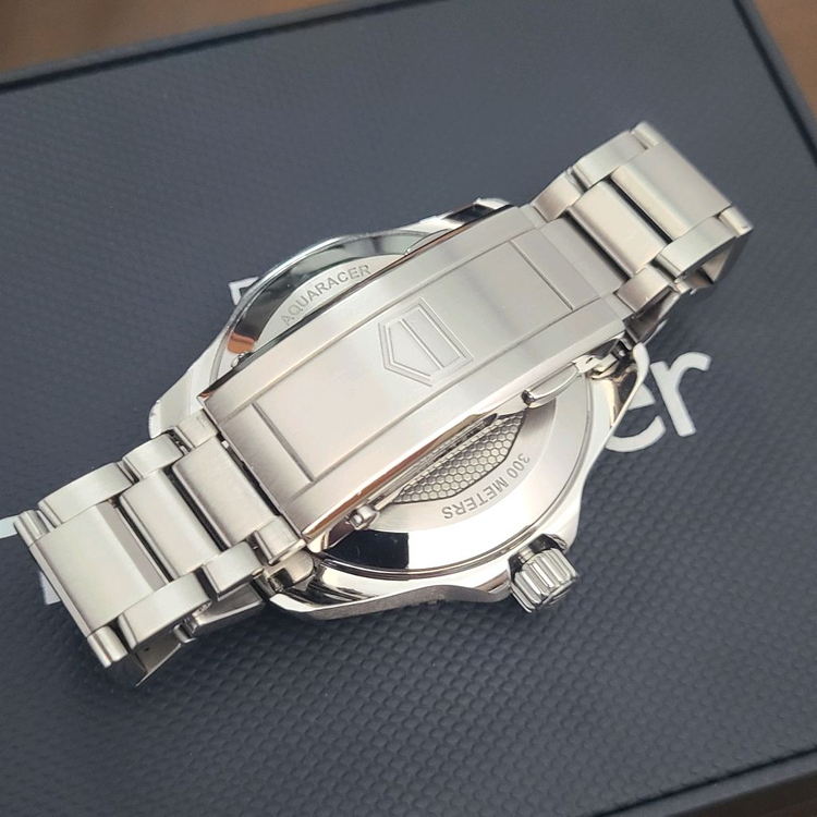 태그호이어 아쿠아레이서300 청판 오토매틱 43mm 풀셋--8