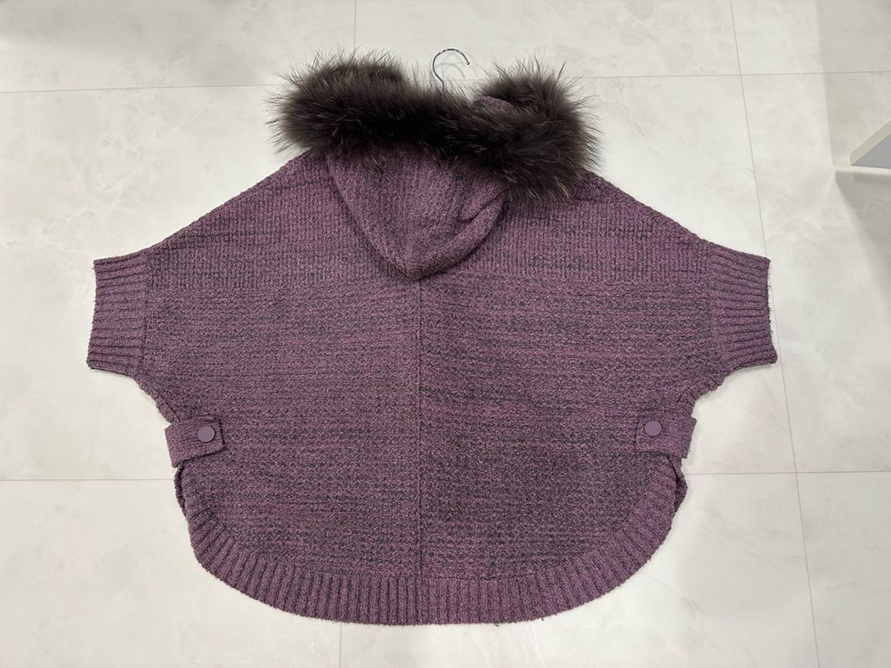 ENC 니트 판쵸 55-66--1