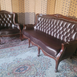 *소파맨*엔틱소파 3,1인용 세트 이미지