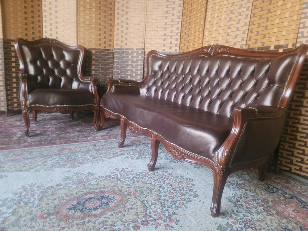 *소파맨*엔틱소파 3,1인용 세트 이미지