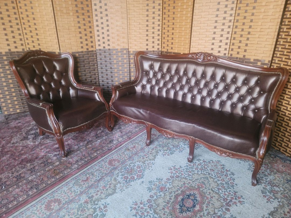 *소파맨*엔틱소파 3,1인용 세트 이미지