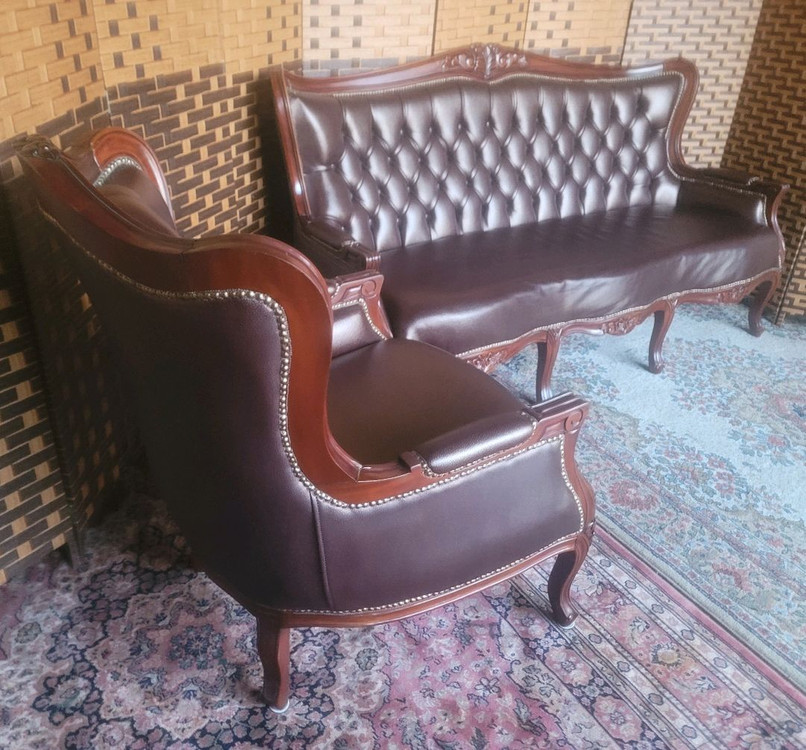 *소파맨*엔틱소파 3,1인용 세트 이미지