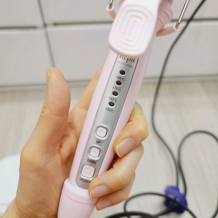 레삐 아이롱 봉고데기 핑크에디션--3