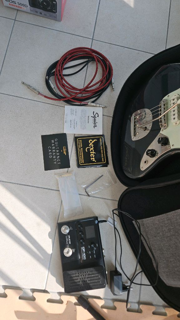 일렉기타)펜더스콰이어클래식바이브60s 재규어 + 이팩터 팔아요 이미지